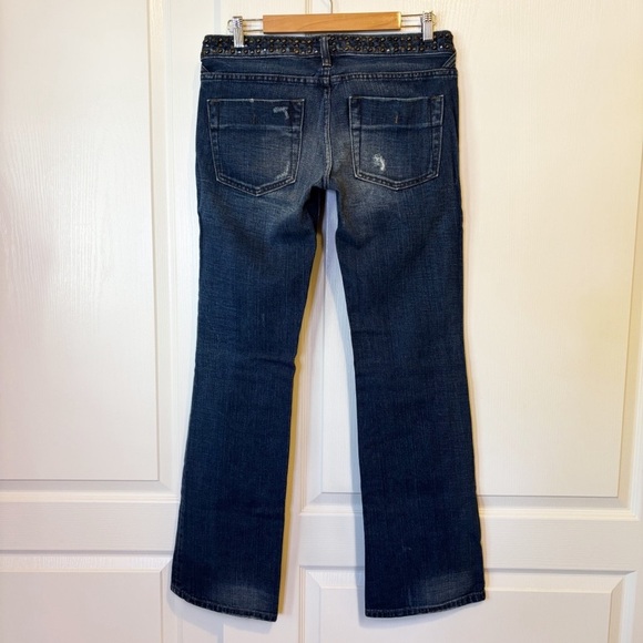 Gap Stud Waist Bootcut Low Rise Denim Jeans Women’s 6 Regular - Picture 3 of 10
